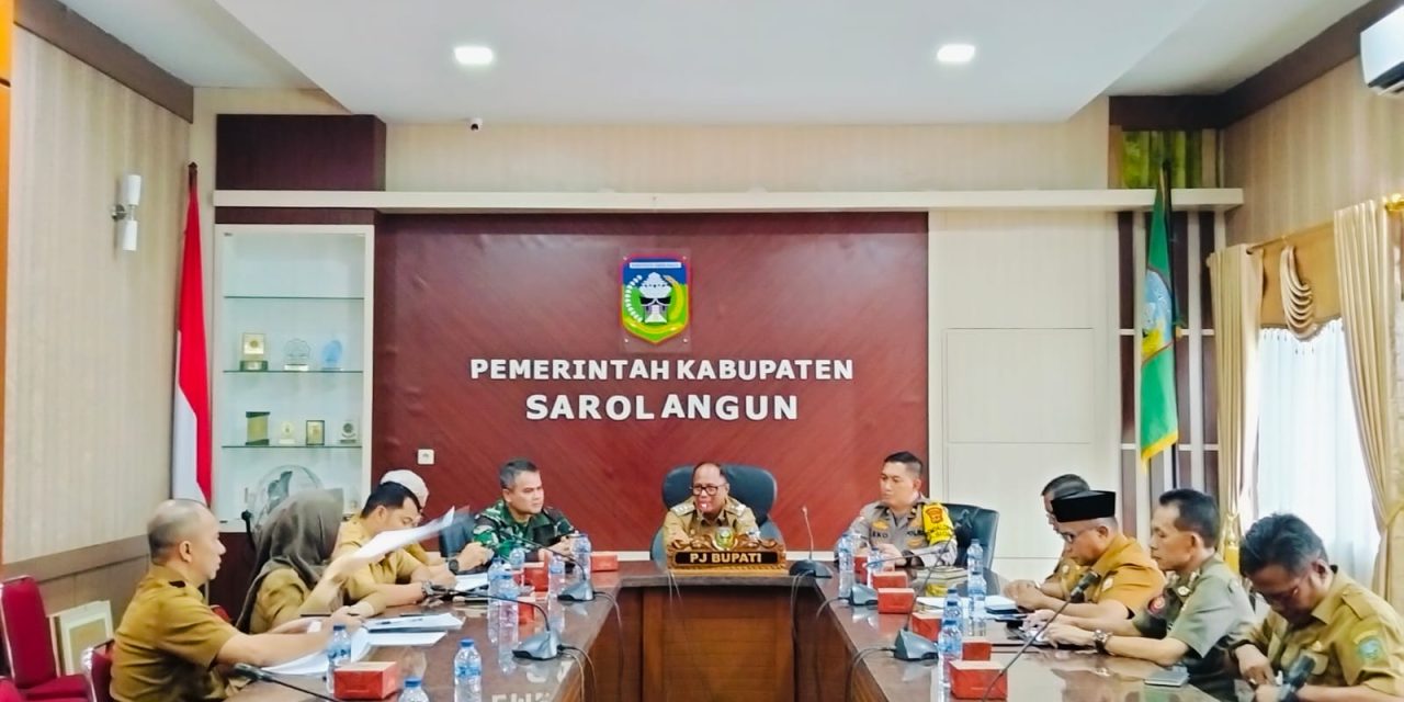 “Mewujudkan Keamanan Perayaan Akhir Tahun Dandim 0420/Sarko Pimpin Rapat Koordinasi di Sarolangun”