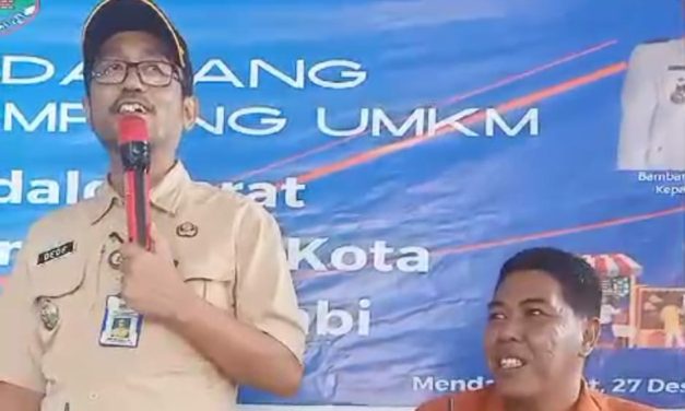 Penilaian Oleh Tim Kabupaten Dalam Lomba UMKM Di Desa Mendalo Darat