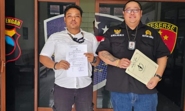 Panji Pimred Media Patroli86.com didampingi Kuasa Hukumnya Advokat Donny Andretti, S.H., S.Kom., M.Kom., C.Md. Hadir di DITRESSIBER POLDA JATENG.