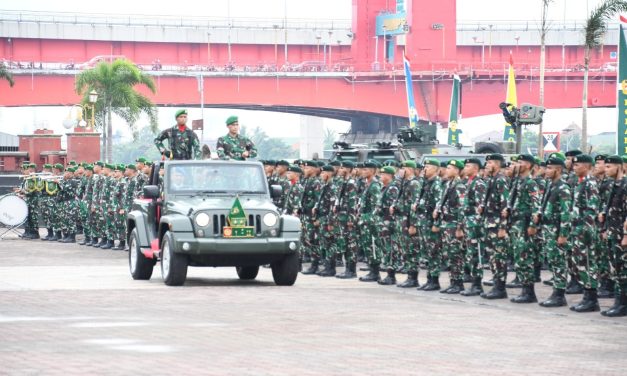 Dandim 0418/Palembang Ikuti Upacara Peringatan Hari Juang Infanteri Ke -76 Tahun 2024