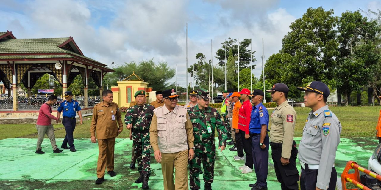 Tangguh Menghadapi Bencana Apel Gelar Pasukan Siaga Bencana Hidrometeorologi di Sarolangun