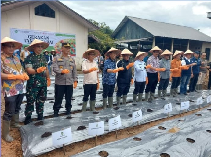 Kodam II/Sriwijaya Dukung Gerakan Tanam Cabai untuk Kendalikan Inflasi di Sumsel