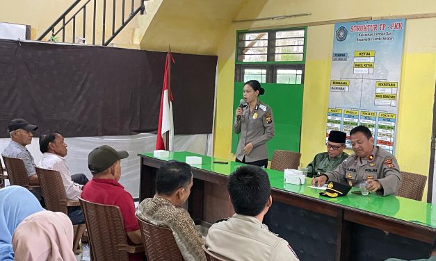 Sat Binmas Bersama Personil Sat Reskrim Polresta Jambi Gelar TPPA dan TPPO di Kantor Lurah Tambaksari