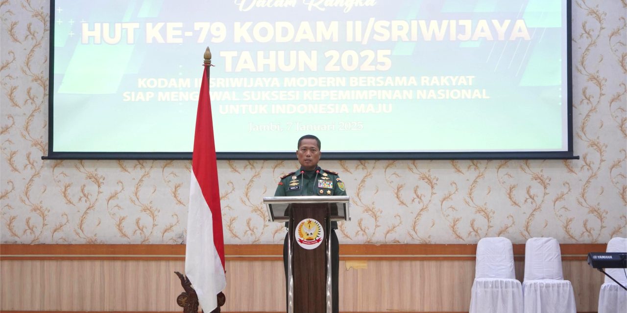 Syukuran Peringatan Hari Ulang Tahun ke-79 Kodam II/Sriwijaya Tahun 2025