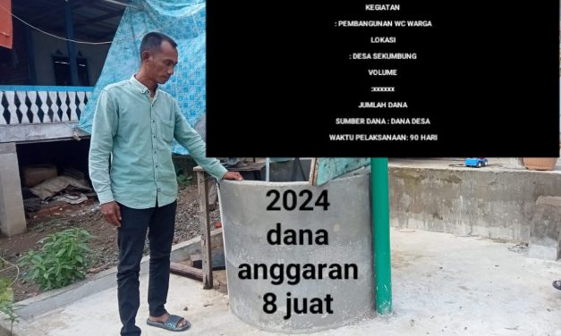 Diduga Oknum Pemerintah Desa Sekumbang tidak Transparan Pengelolaan DD/ADD