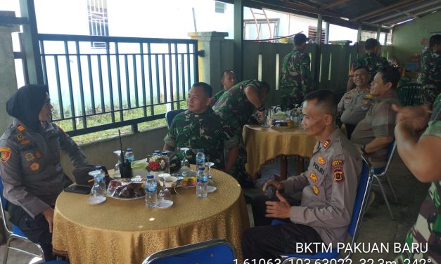 Tingkatkan Sinergitas TNI-Polri, Kapolsek Gelar Silaturahmi Ke Koramil 415-10/Jambi Selatan