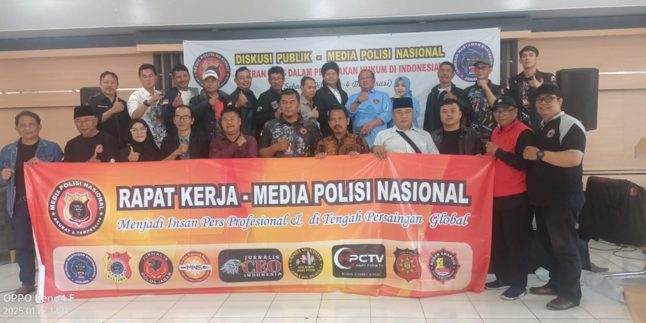 Rancang Program Kerja dan Tingkatkan Soliditas, Media Polisi Nasional Gelar Rakernas dan Diskusi Publik