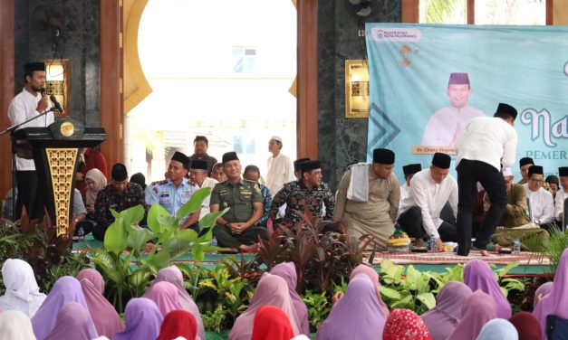 Kasdim 0418/Palembang Hadiri Peringatan Hari besar Isra Dan Mi’raj Nabi Muhammad SAW 1446 H