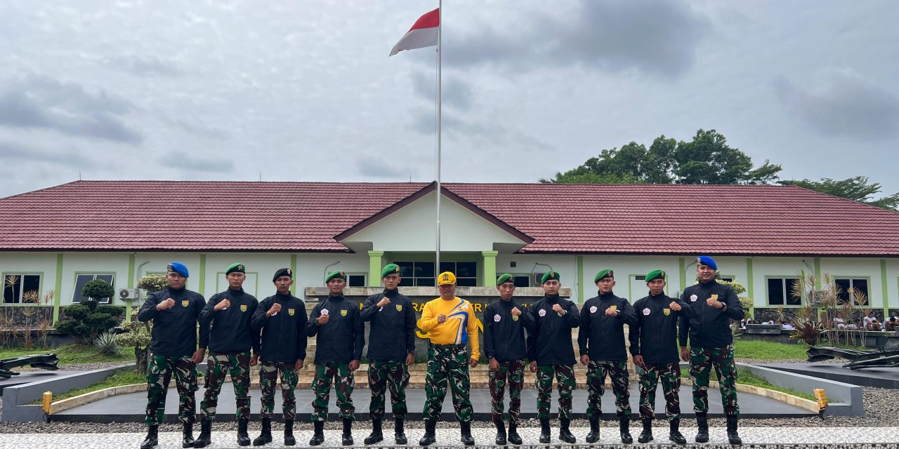 Kajasdam II/Sriwijaya Berangkatkan 10 Kader Pelatih Pencak Silat Militer (PSM) Ke Pusdikpassus