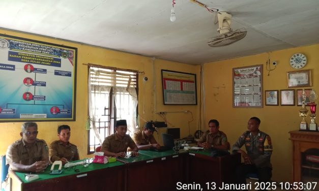 Bhabinkamtibmas Desa Pulau Jelmu Bahas Ketahanan Pangan dan Pengecekan Lahan Penanaman Jagung