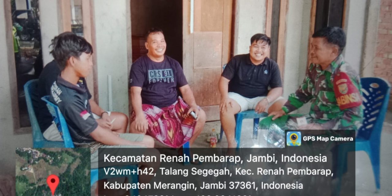 Setelah Tahun Politik, Babinsa Serka Joni Apri Jalin Kerja Sama Lebih Erat dengan Warga Desa Talang Segagah