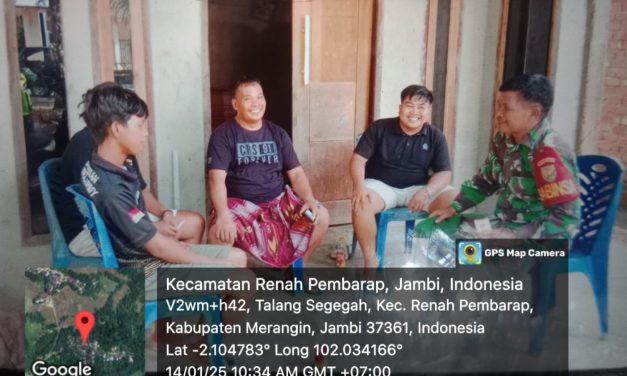 Setelah Tahun Politik, Babinsa Serka Joni Apri Jalin Kerja Sama Lebih Erat dengan Warga Desa Talang Segagah