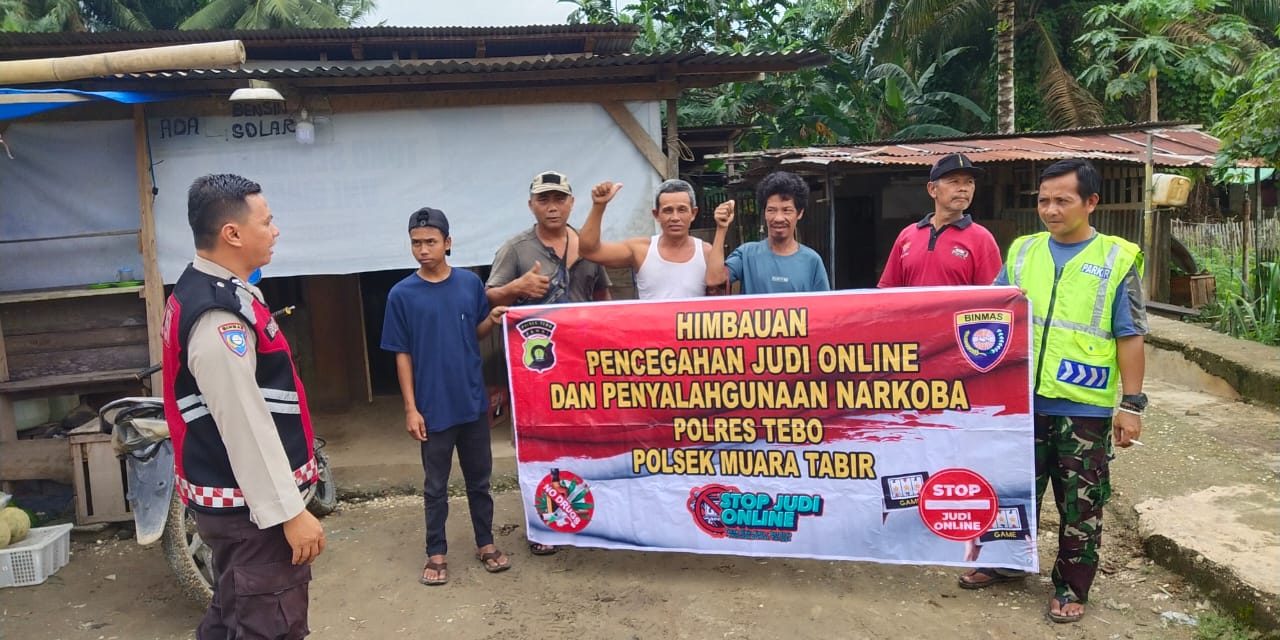 Bhabinkamtibmas Gencar Sosialisasikan Bahaya Judi Online di Desa Bangun