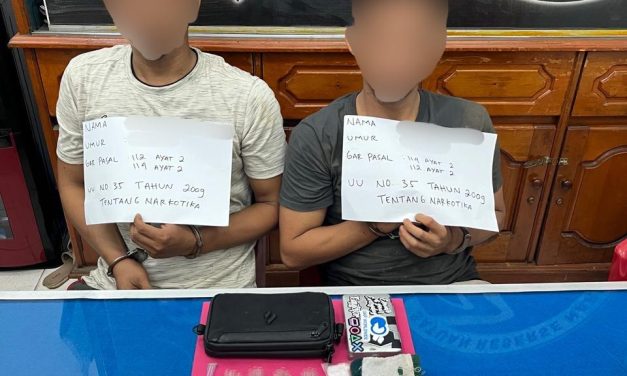 Satresnarkoba Polres Tebo Ungkap Dua Kasus Peredaran Narkotika Jenis Sabu di Desa Aur Cino