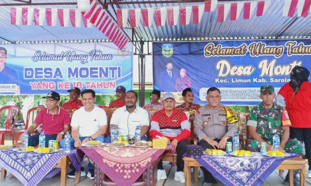 Babinsa Koramil 420-02/Limun Hadiri Hari Ulang Tahun Desa Binaan