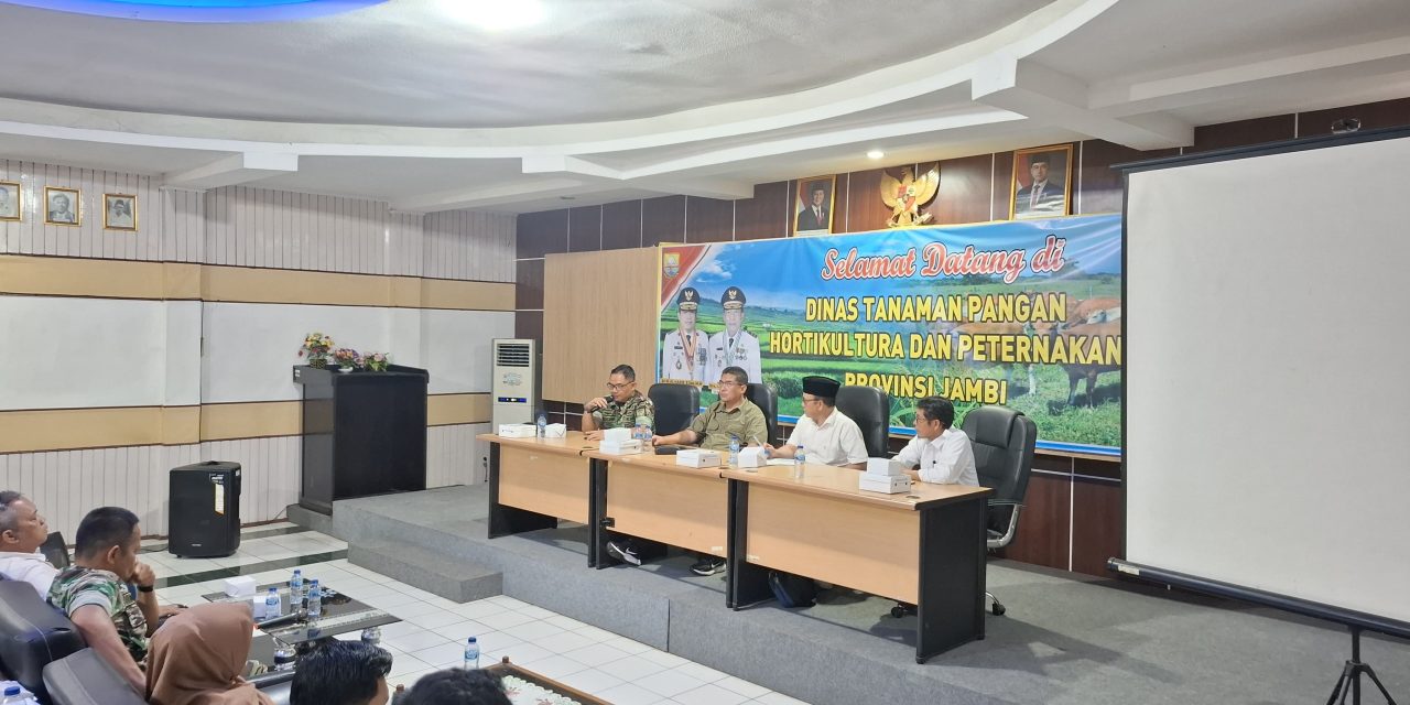 Rakor dan sinkronisasi data luas tambah tanam padi dan jagung Provinsi Jambi