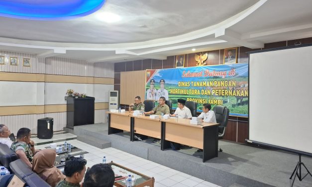 Rakor dan sinkronisasi data luas tambah tanam padi dan jagung Provinsi Jambi