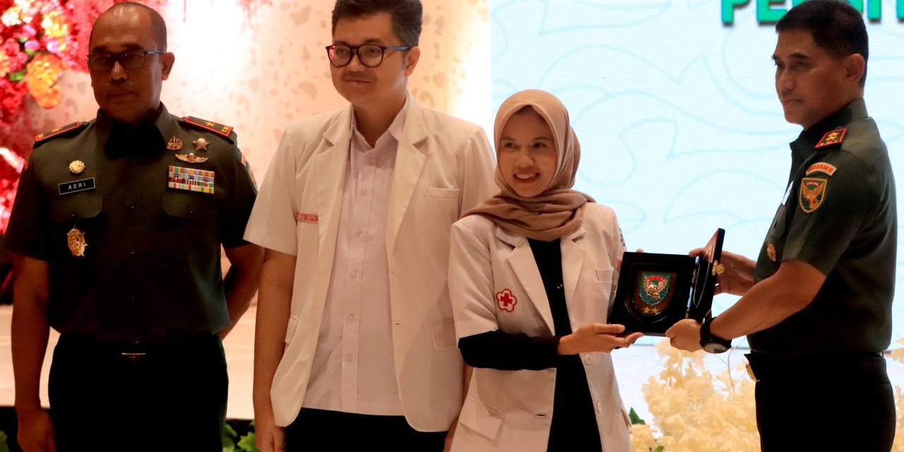 Pangdam II/Sriwijaya Pimpin Acara Donor Darah dalam Gebyar HUT Ke-79 Persit KCK Tahun 2025