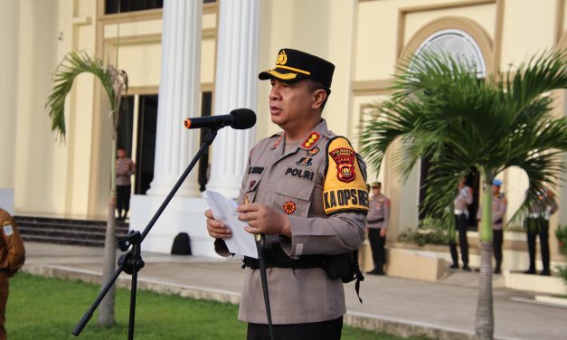Wujudkan Budaya Tertib Lalu Lintas, Kapolresta Pimpin Gelar Apel Operasi Keselamatan Siginjai 2025 Polresta Jambi