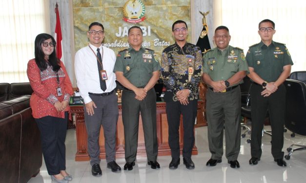 Perkuat sinergi dan kolaborasi, Danrem 042/Gapu terima Kunjungan Silaturahmi Kepala OJK Provinsi Jambi