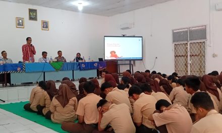 Ciptakan Budaya Tertib Lalu Lintas ,Satlantas Polresta Jambi Beri Penyuluhan di SMAN 4 Kota Jambi