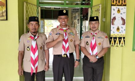 Dandim 0420/Sarko Letkol Inf Suyono S.sos,Pimpin Pelantikan Saka Wirakartika di SMA N 12 Merangin, Bangun Jiwa Nasionalisme di Kalangan Pelajar