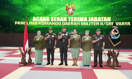 Hari ini, Tongkat Komando Kepemimpinan Kodam II/Sriwijaya Resmi Beralih