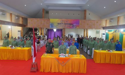 HUT Dharma Pertiwi Ke-61, Persit Koorcab Rem 042 gelar kegiatan Bakti Sosial