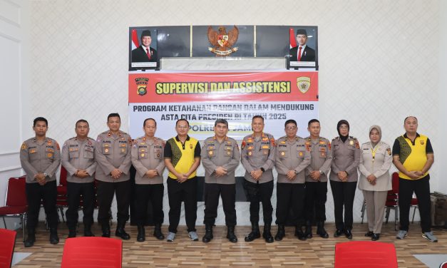 Dukung Astacita Swasembada Pangan Polresta Jambi Laksanakan Supervisi dan Asistensi Program Ketahanan Pangan