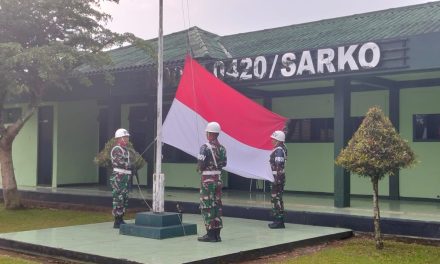 Upacara Mingguan Kodim 0420/Sarko, Tumbuhkan Semangat Nasionalisme dan Kebersamaan