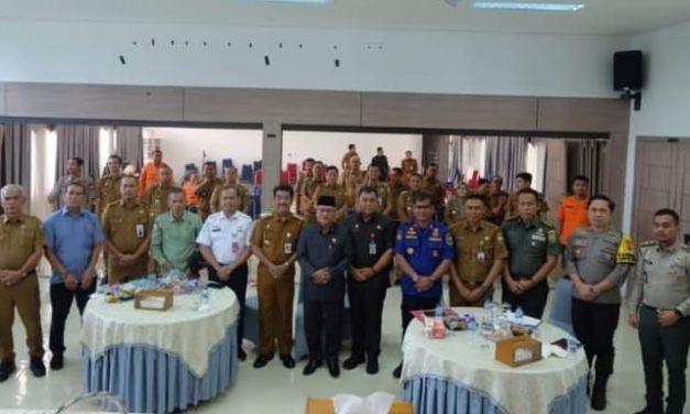 PLT Kalaksa BPBD Muaro Jambi Fauzan Abdillah Harahap hadiri Rapat Koordinasi Penanggulangan Bencana Hidrometeorologi di Kabupaten Muaro Jambi Tahun 2025