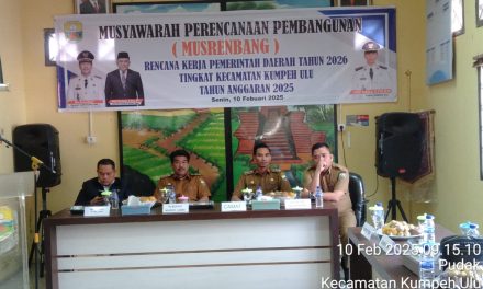 Pj. Bupati Muaro Jambi Drs. Rd. Najmi Menghadiri MUSREMBANG Tingkat Kecamatan Kumpeh Ulu Tahun Anggaran 2025