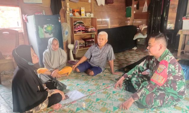 Silaturahmi dengan Warga Desa Tendah, Pererat Hubungan TNI dan Rakyat