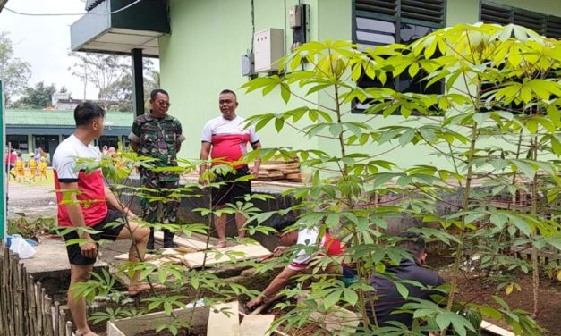 Semangat Jalankan Program Kantor Pangan, Awasi Langsung oleh Kasdim Mayor Inf Usman, S.Ag., MPd.I