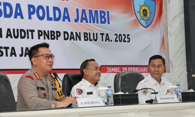 Terima Tim Audit Itwasda Polda Jambi, Kapolresta; Ini Momentum Positif dalam Meningkatkan Pelayanan Masyarakat
