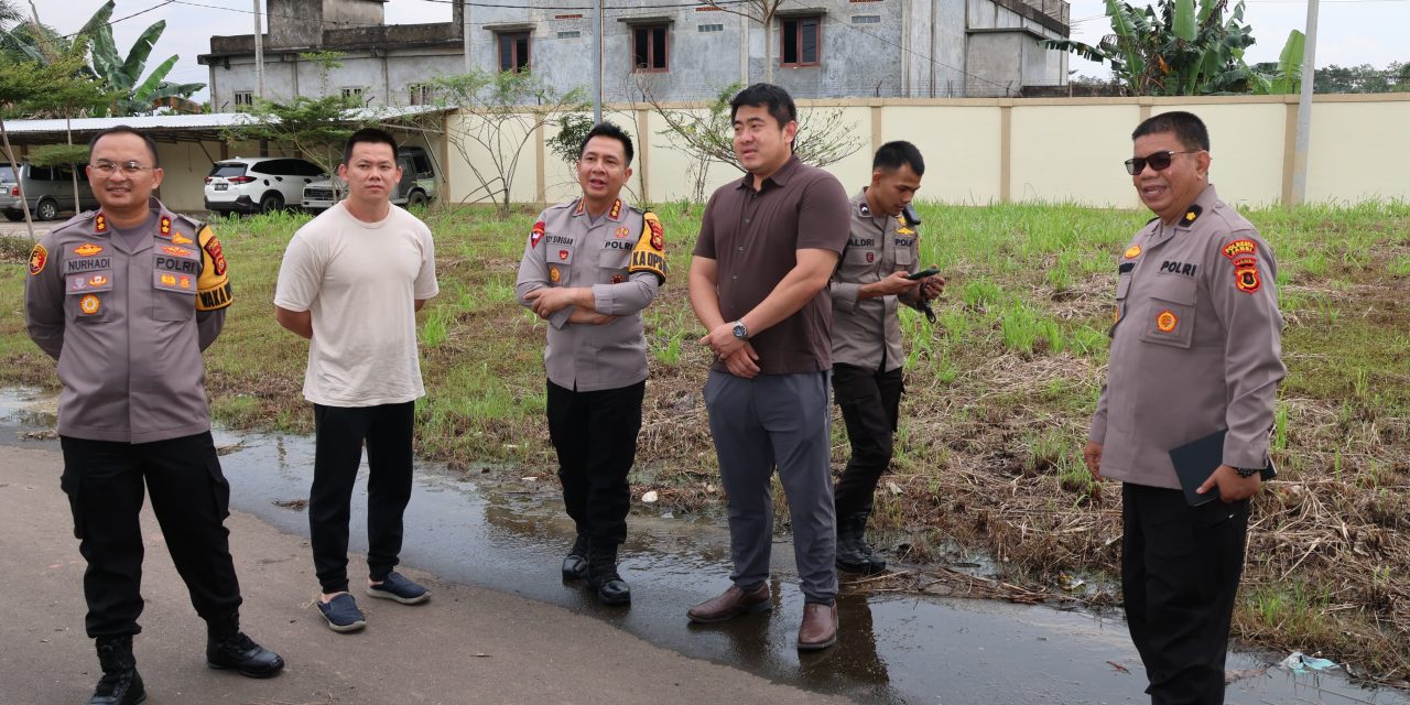 Dukung Program Pemerintah, Kapolresta Jambi Gerak Cepat Cek Lahan Rencana Pembangunan SPPG.
