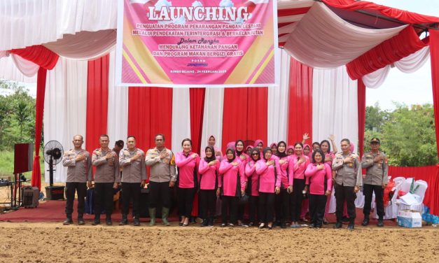 Wujudkan Ketahanan Pangan, Kapolres Tebo Ikuti Kegiatan Launching Program Pekarangan Pangan Lestari Untuk Makan Bergizi Gratis
