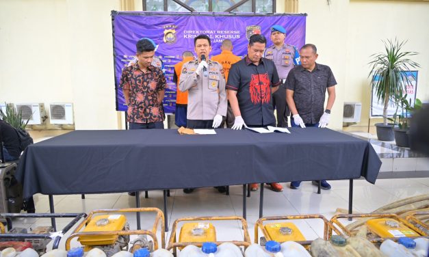 Direktorat Reserse Kriminal Khusus (Ditreskrimsus) Polda Jambi berhasil mengungkap kasus illegal drilling di Desa Jebak