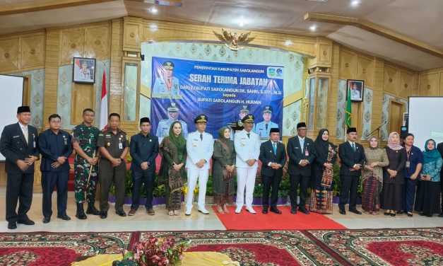 Dandim 0420/Sarko Hadiri Acara Serah Terima Jabatan Bupati Sarolangun