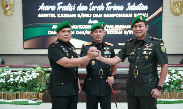 Pangdam II/Swj Pimpin Sertijab Dua Pejabat Kodam II/Swj