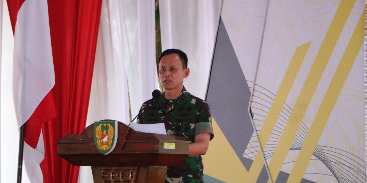 Pangdam II/Sriwijaya dampingi KASAD Kunjungan kerja ke Korem 041/Gamas