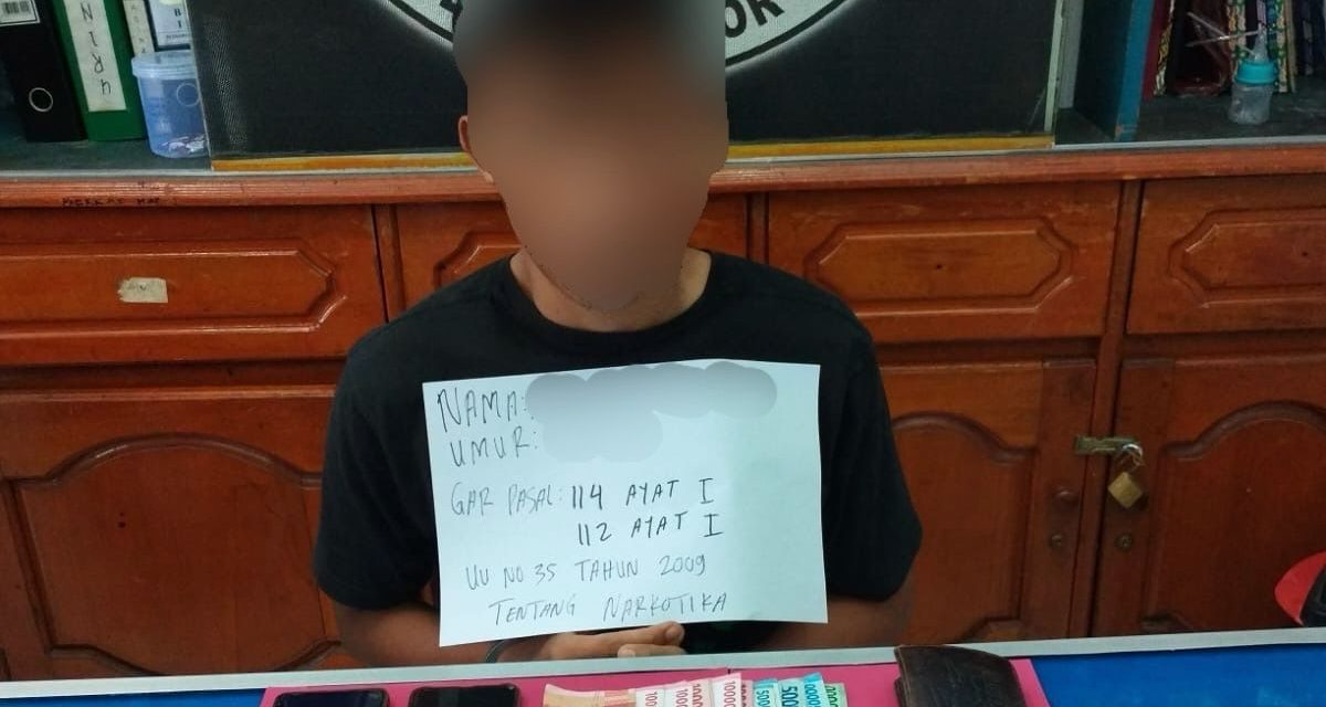 Sat Resnarkoba Polres Tebo Tangkap Pengedar Sabu di Tengah Ilir, Amankan 14 Paket Narkotika