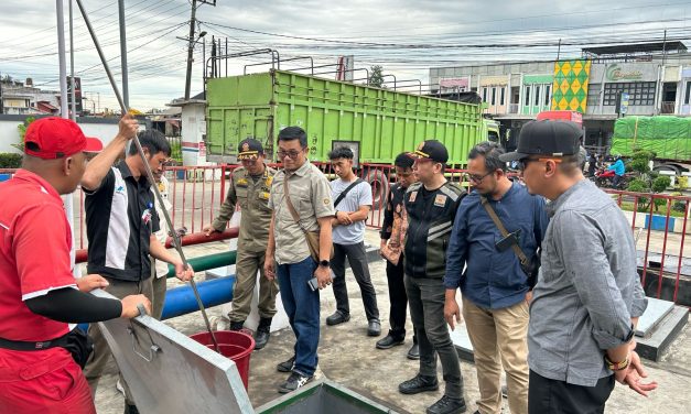 Polresta Jambi Razia Diduga Gudang Penimbunan BBM Ilegal Dan Cek SPBU di Kota Jambi