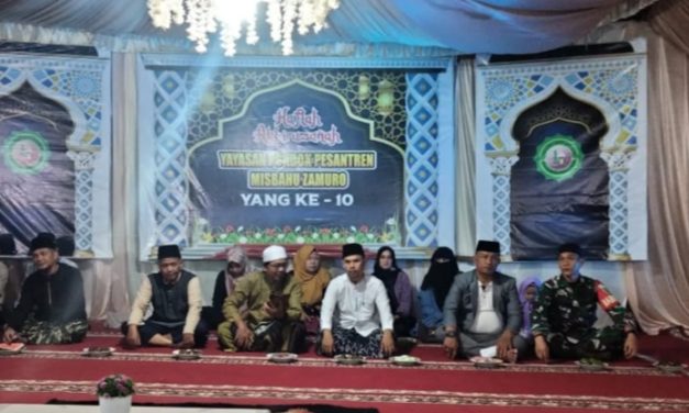 Serda Ansori Hadiri Harlah Ponpes Misbahu Zamuro, Pererat Tali Silaturahmi TNI dan Warga Margo Tabir