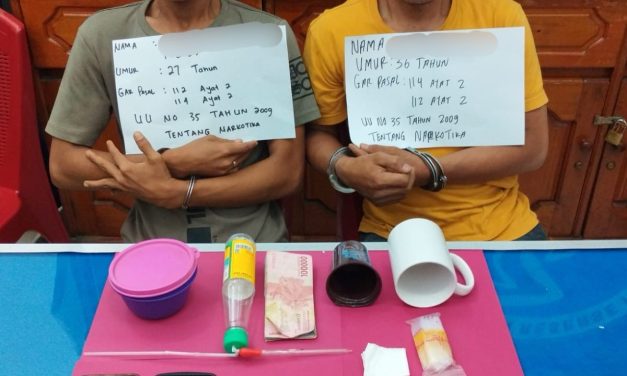 Polres Tebo Ungkap Kasus Peredaran Narkoba di Kecamatan Sumai, Dua Pelaku Diamankan