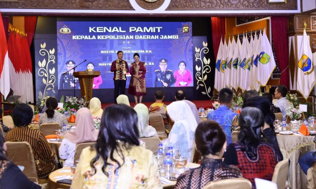 Acara Pisah Sambut Kapolda Jambi Yang Baru Berlangsung Meriah