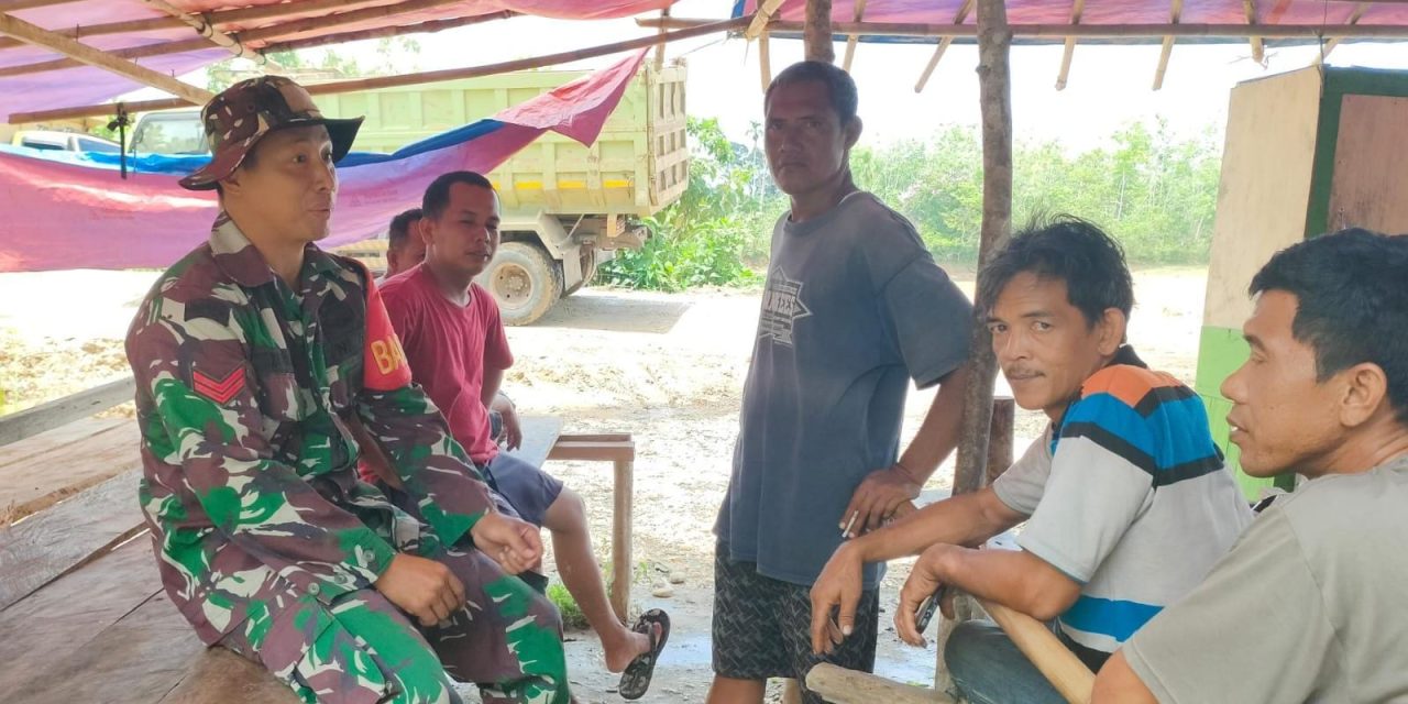 Babinsa Koramil 420-04/Sarolangun Imbau Keamanan Menjelang Idul Fitri