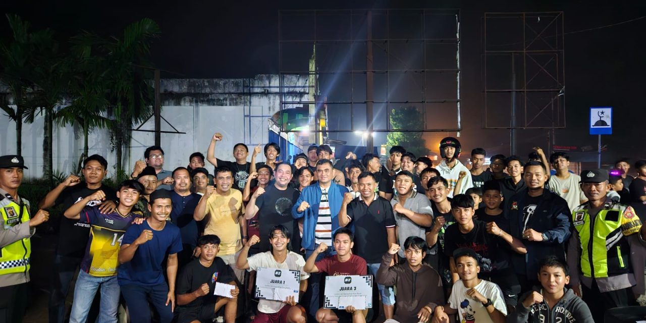Serunya Lomba Balap Lari Jelang Sahur di Muaro Jambi, Kapolres Hadir Beri Dukungan