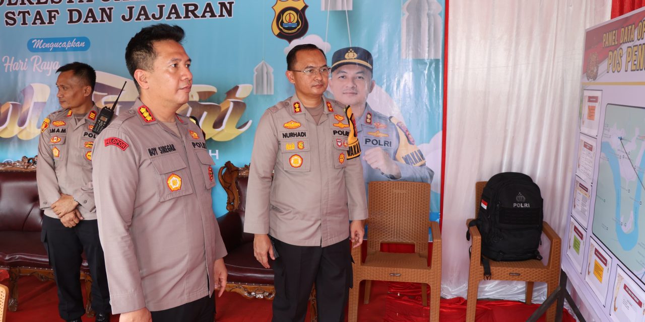 Pastikan Kesiapan Personil di Pospam dan Posyan, Kapolresta Jambi Tinjau Pelaksanaan Ops Ketupat Siginjai 2025