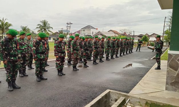 Sambut Hari Raya Idul Fitri Kodim 0418/Palembang Siagakan Prajurit